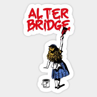 alter and the paint girl Sticker